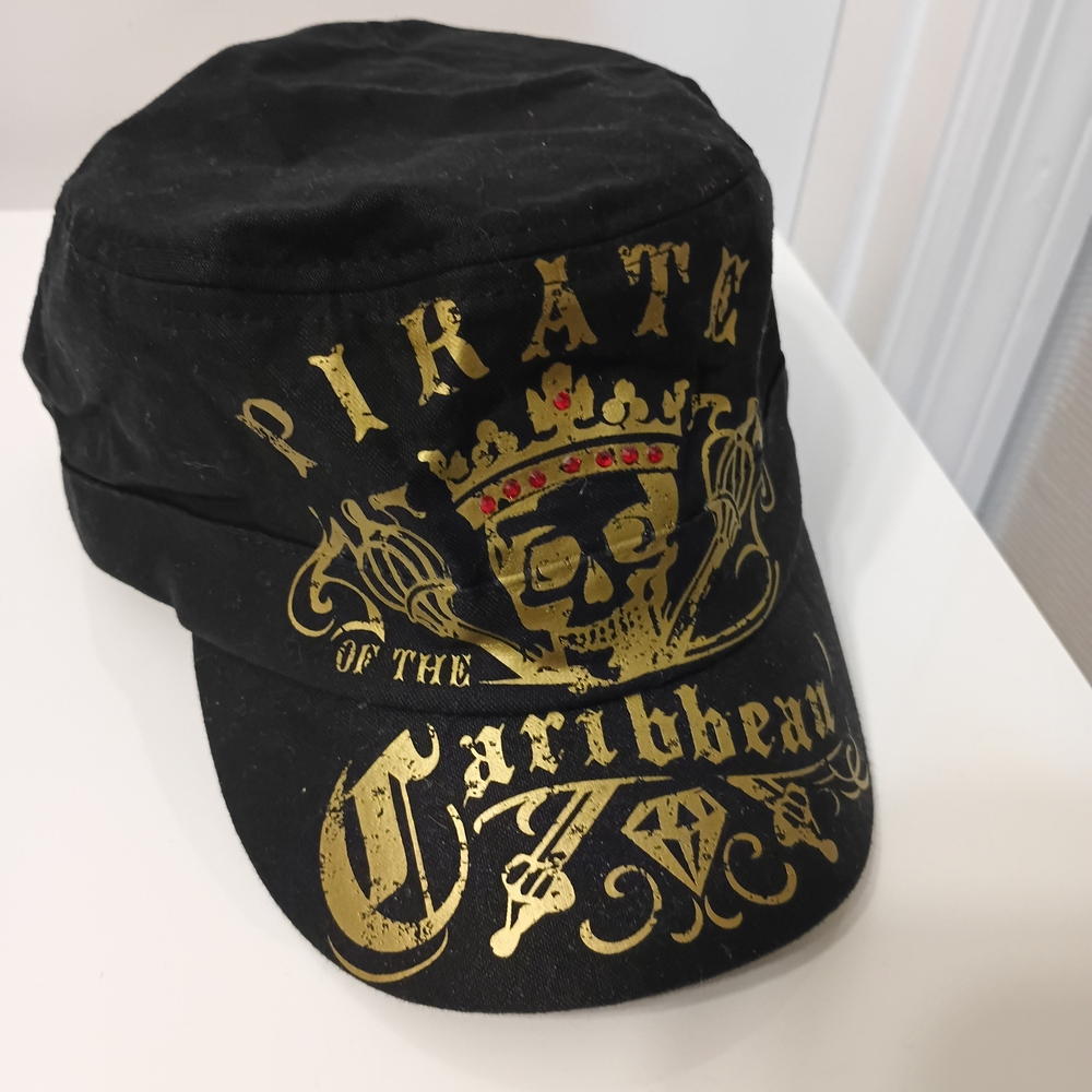 Disney Black and Gold Pirate Hat